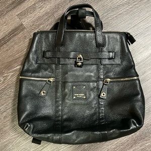 Henri Bendel Black Leather Jetsetter